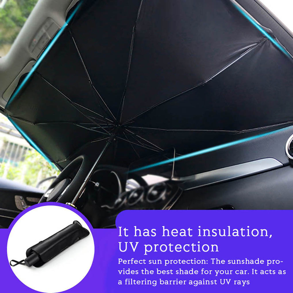 Foldable Windshield Sunshade — product view 1